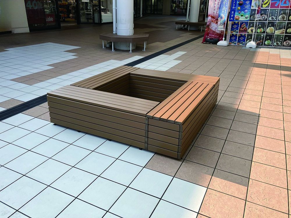 ブロック型ベンチ