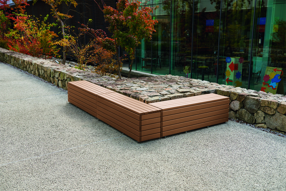 ブロック型ベンチ