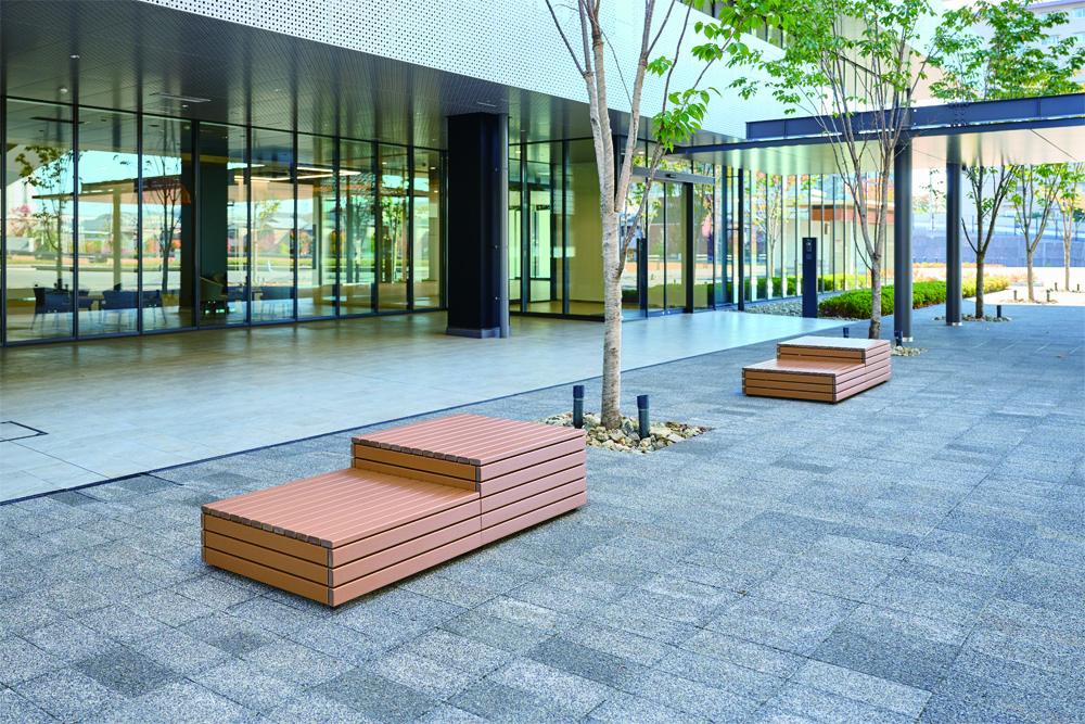 ブロック型ベンチ