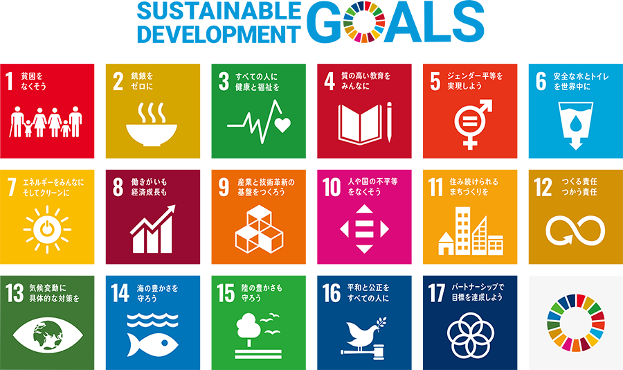 持続可能な開発目標（SDGs）17の目標