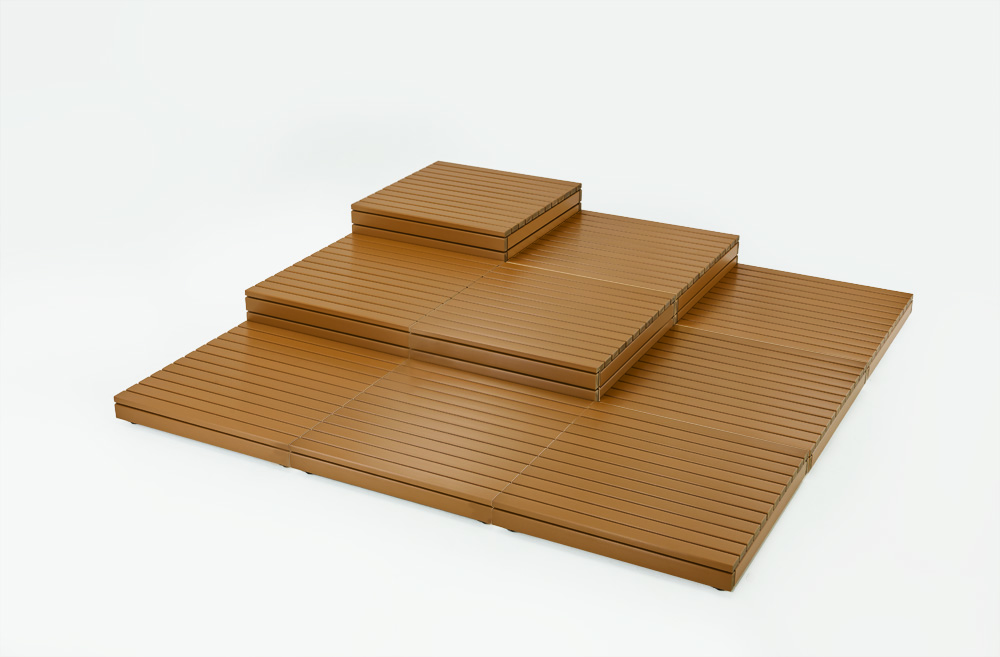 ブロック型ベンチ